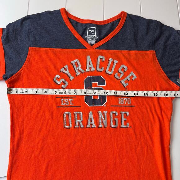 Syracuse University SU Orange Women's V-Neck T-shirt Size Medium Pro Edge NWT - Picture 7 of 7